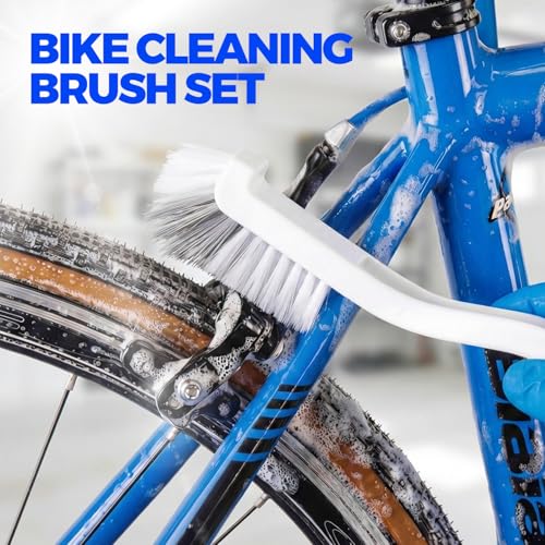 Holikme 7 Pack Deep Cleaning Brush Set, Scrub Pads with Scraper Tip for Pool Walls, Bathroom, Grout, Floor, Bike, Tub, Shower, Kitchen Surface (Green)