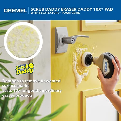 Dremel Versa 5-Pack Scrub Daddy Cleaning Sponge Pads, Variety Pack for Multi-Surface Cleaning, for use in Kitchen, Household and Bathroom - Compatible with Versa Power Scrubber Tool, PC360-5