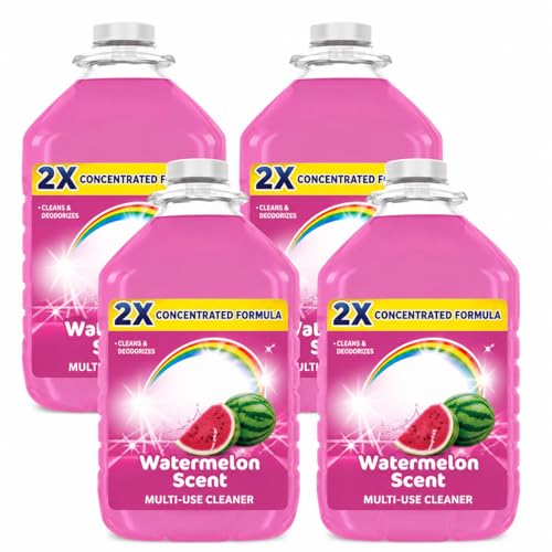 Fabuluso Multi-Purpose Cleaner, 2X Concentrated Formula, Watermelon Scent, 128 fl oz (pack of 4)