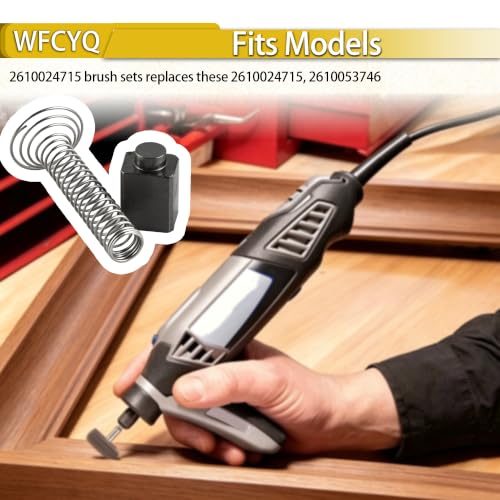 2610024715 Carbon Brush Sets Compatible with Dremel 4200 Rotary Tool (8 pcs)