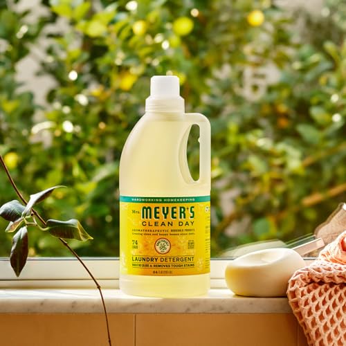 MRS. MEYER'S CLEAN DAY Laundry Detergent, Honeysuckle, 64 Fluid Ounce