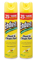 Endust Multi-Surface Dusting and Cleaning Spray, Lemon Zest, 12.5 Ounce (Pack of 2)