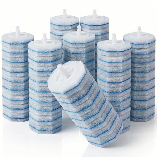 60 Count Wand Refills for Clorox Toilet Brush, Disposable Heads for Deep Cleaning, Instant Foam