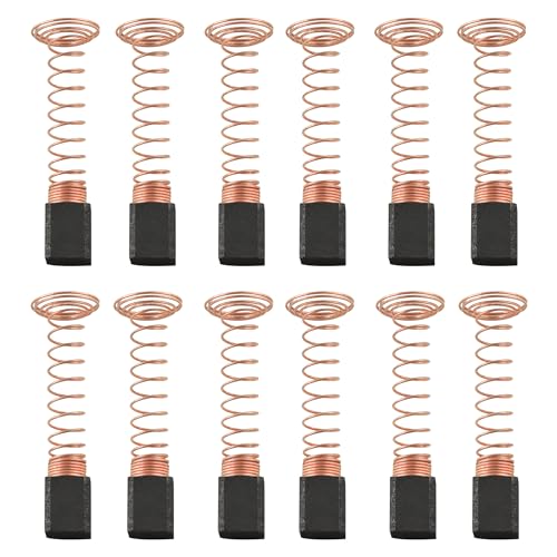Motor Carbon Brush Compatible with Dremel 90930-05 Brush Repairing Part, Fits 100/200/275/285/300/395/410/595 (Type 4, 5 & 6) Models - 12Pack