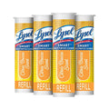Lysol Smart Refill Cartridges Multipurpose Cleaner, Citrus Breeze, For Disinfecting & Cleaning, 4ct., Packaging May Vary