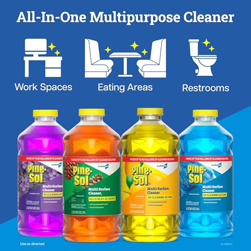 CloroxPro Pine-Sol Multi-Surface Cleaner, All Purpose Cleaner, Original Pine, 80 Fluid Ounces (Package May vary)