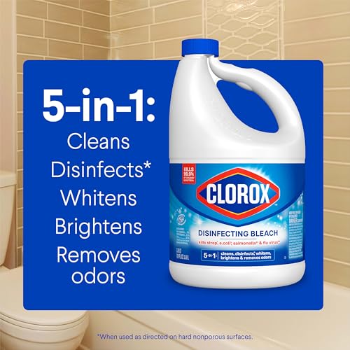 Clorox Disinfecting Bleach, 121 Fluid Ounces (Package May Vary)