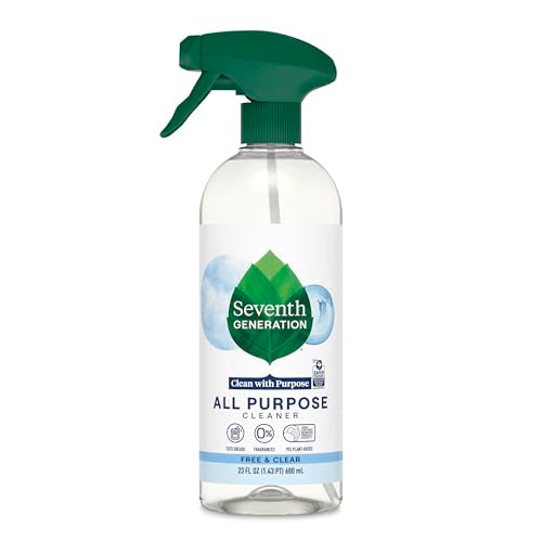 Seventh Generation All Purpose Cleaner, Free & Clear, Cuts Grease, 23 Fl Oz