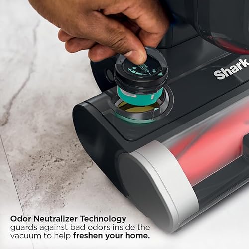 Shark ZU102 Rotator Pet Upright Vacuum with PowerFins HairPro & Odor Neutralizer Technology, Charcoal, 2.9 L Dust Cup