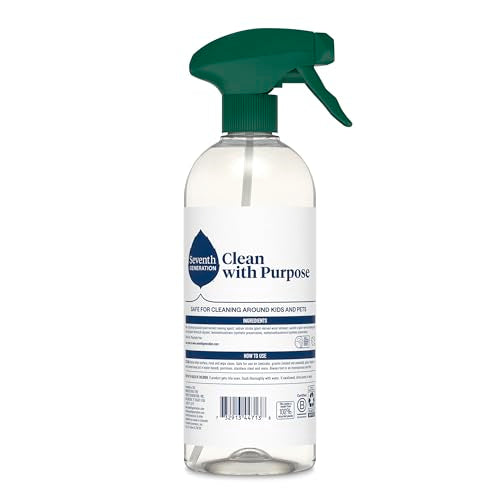 Seventh Generation All Purpose Cleaner, Free & Clear, Cuts Grease, 23 Fl Oz