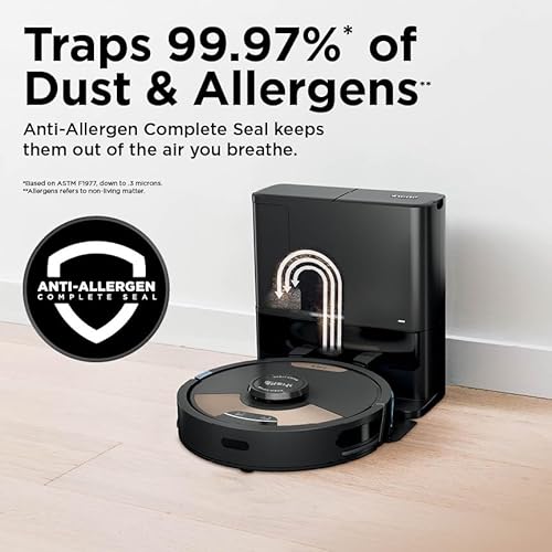 Shark Matrix Plus Robot Vacuum and Mop, Sonic Mopping, Home Mapping, Clean Edge, for Pet Hair, for Carpets and Hard Floor, UR2650WS