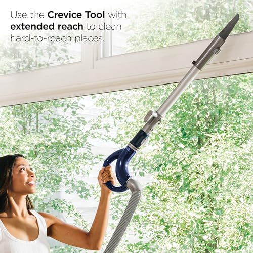Shark Upright Vacuum Cleaner | Navigator Lift-Away Deluxe | Pet Hair, Carpet & Hard Floor Cleaning | Upholstery & Crevice Tool | HEPA Filter | Swivel Steering | Large Dust Cup Capacity | Blue | NV360