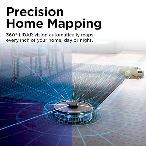 Shark Matrix Plus Robot Vacuum and Mop, Sonic Mopping, Home Mapping, Clean Edge, for Pet Hair, for Carpets and Hard Floor, UR2650WS