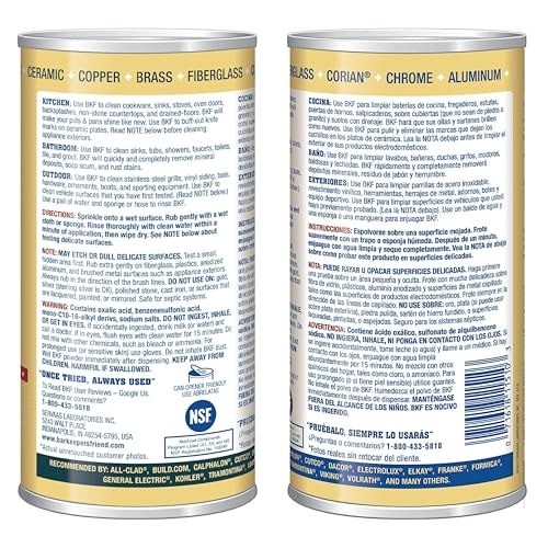 Home Essentials Box Bar Keeper Friend All-Purpose Soft Cleanser (26 fl oz) + All-Purpose Powder Cleanser (21 fl oz)