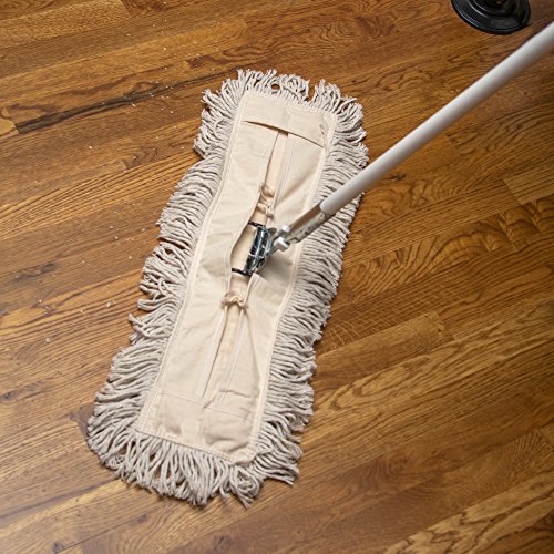 SPARTA Flo-Pac Dust Mop Tie Back for Cleaning, 24 X 5 Inches, Tan