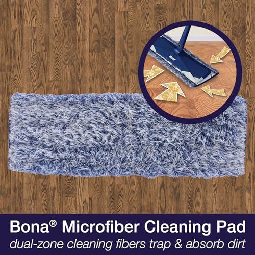 Bona Ultimate Hardwood Floor Care Kit – Pivoting Mop, Cleaning Solution & Refill, Floor Polish, Microfiber Pads for Dusting, Mopping & Polishing