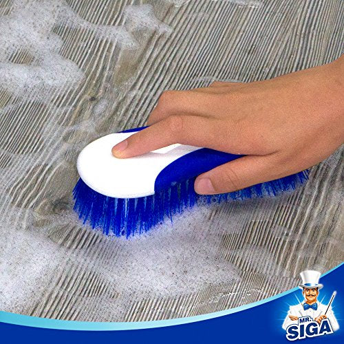 MR.SIGA Multi Purpose Heavy Duty Scrub Brush - Pack of 2