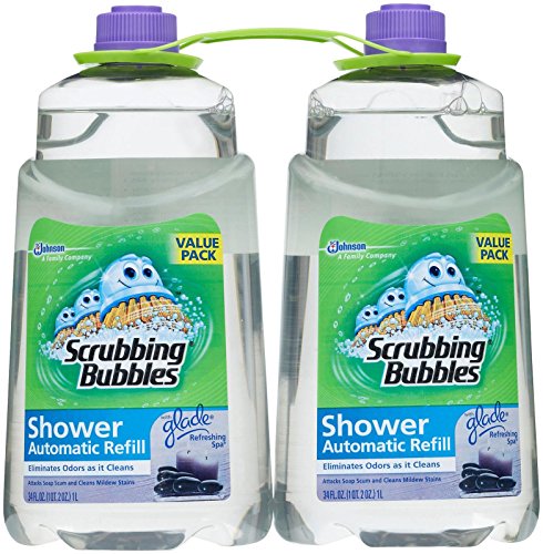 Scrubbing Bubbles Auto Shower Cleaner Refill Everyday Value Pack Single Unit Twin Pack