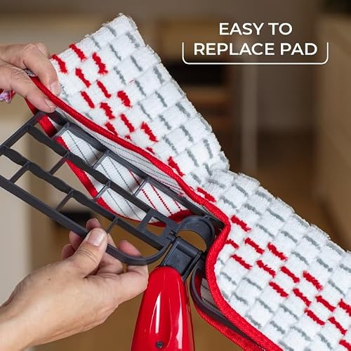 O-Cedar ProMist MAX Microfiber Spray Mop, Red