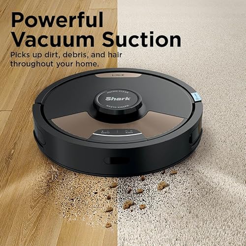 Shark Matrix Plus Robot Vacuum and Mop, Sonic Mopping, Home Mapping, Clean Edge, for Pet Hair, for Carpets and Hard Floor, UR2650WS